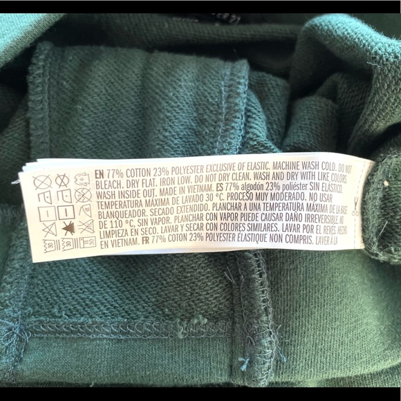 Forever 21 NWT Dark Green Lace Up Mini Skirt Size Small - Picture 9 of 9